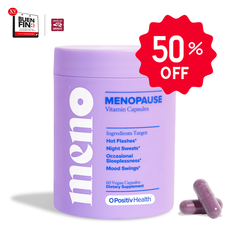 Meno -  Suplemento Para la Menopausia Formula Natural 60 Capsulas